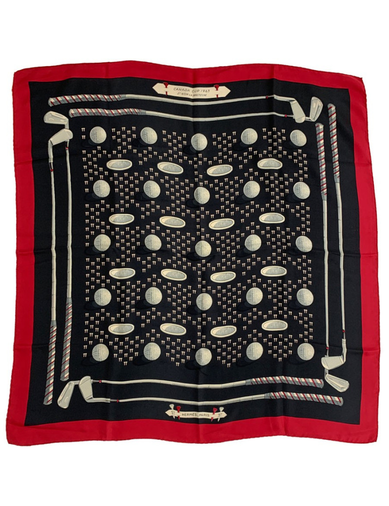 Foulard HERMES "golf"