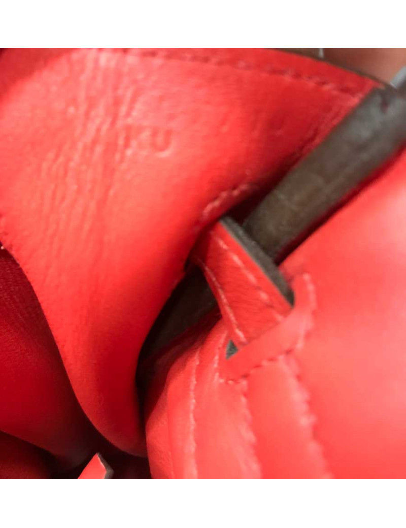 bIRKIN 25 HERMES cir swift rouge tomate