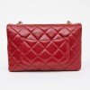 Sac CHANEL cuir rouge lisse