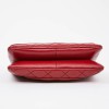 Sac CHANEL cuir rouge lisse