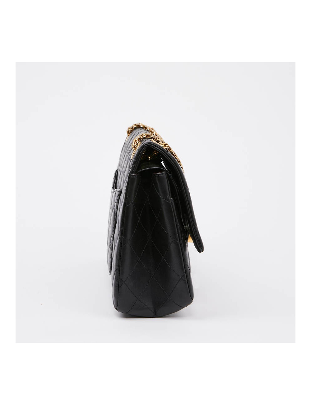 Sac CHANEL 2.55 cuir noir