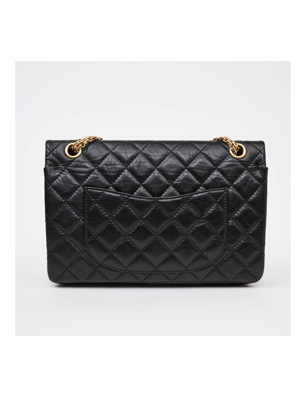 Sac CHANEL 2.55 cuir noir