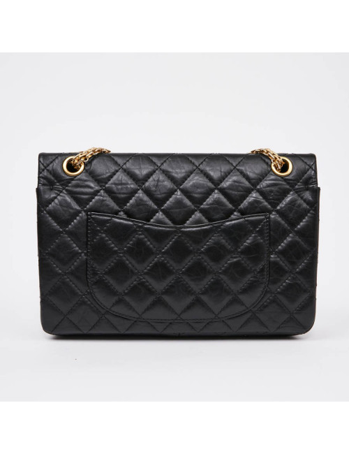 Sac CHANEL 2.55 cuir noir