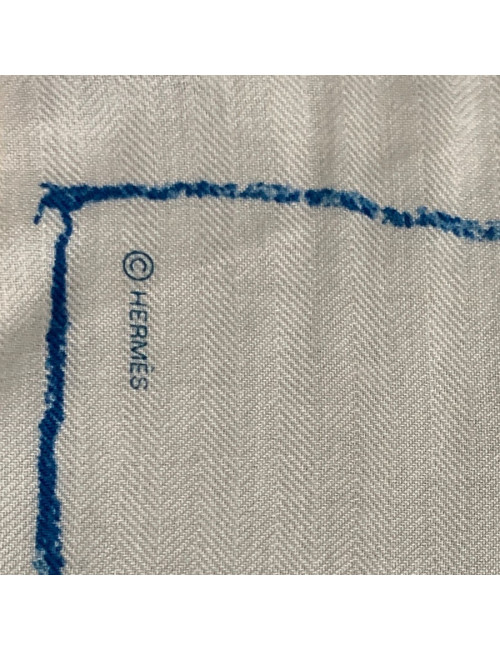 Châle HERMES "Pirouette au galop"