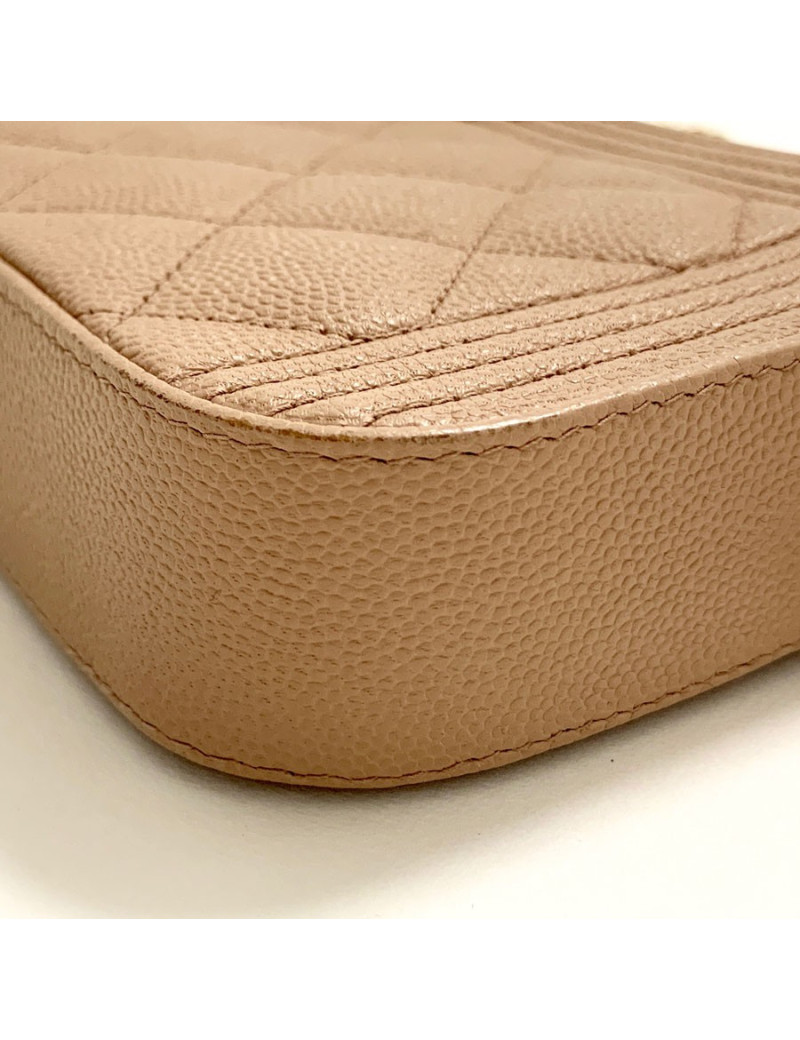 Sac CHANEL bandoulière BOY beige