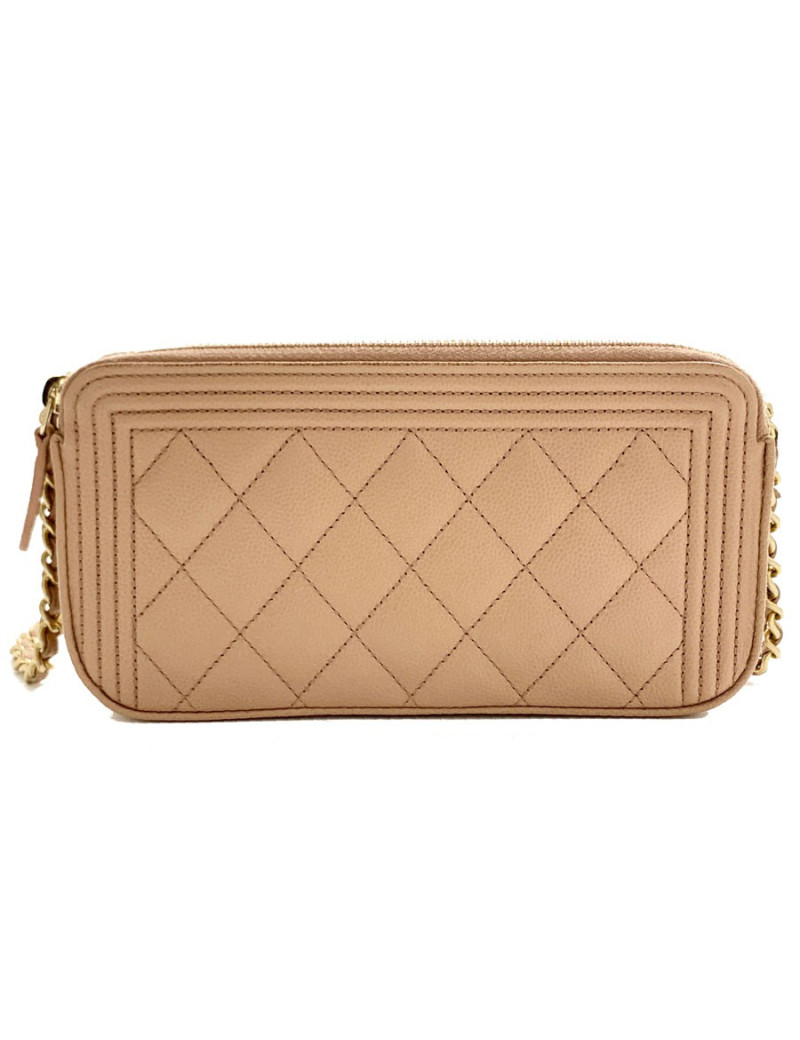 Sac CHANEL bandoulière BOY beige