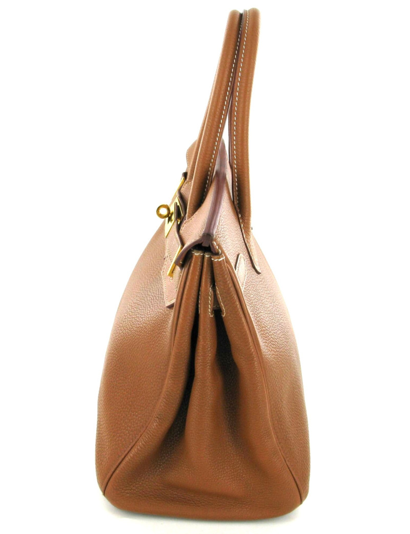Sac HERMES BIRKIN TOGO GOLD T 35 