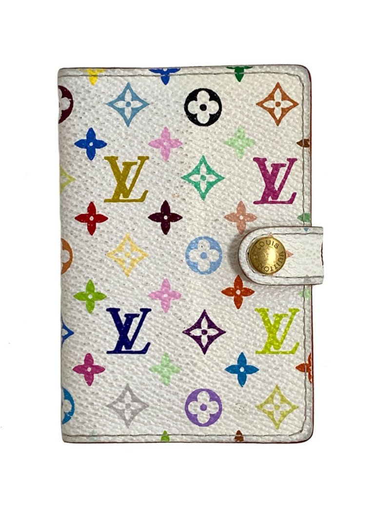 Porte cartes LOUIS VUITTON toile Murakami
