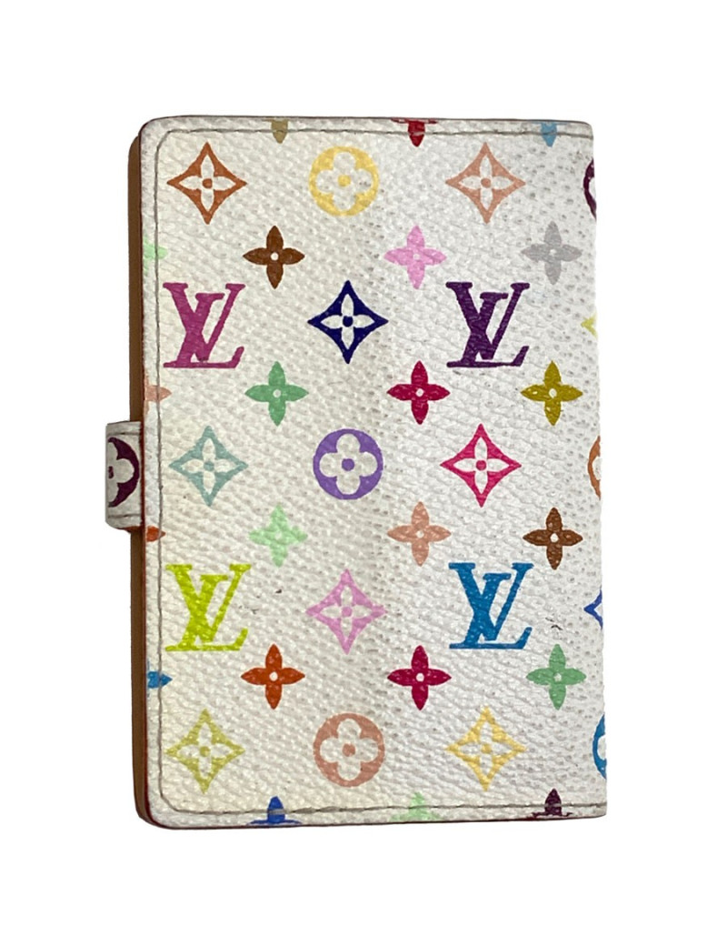 Porte cartes LOUIS VUITTON toile Murakami