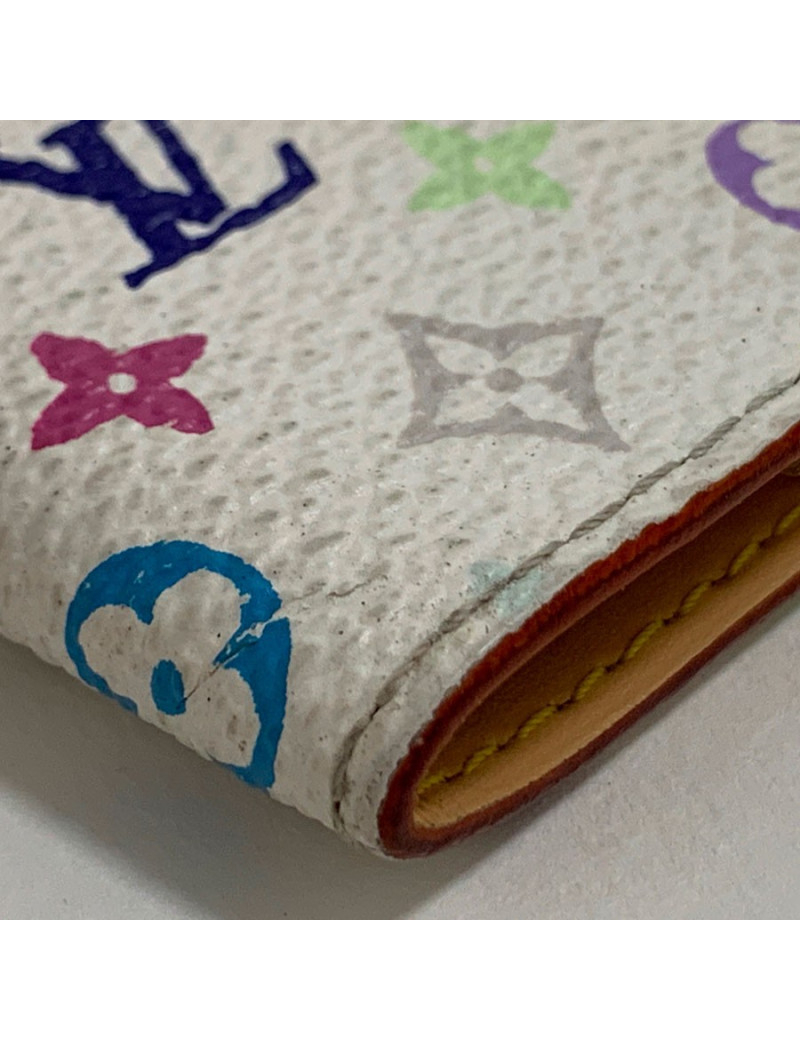 Porte cartes LOUIS VUITTON toile Murakami