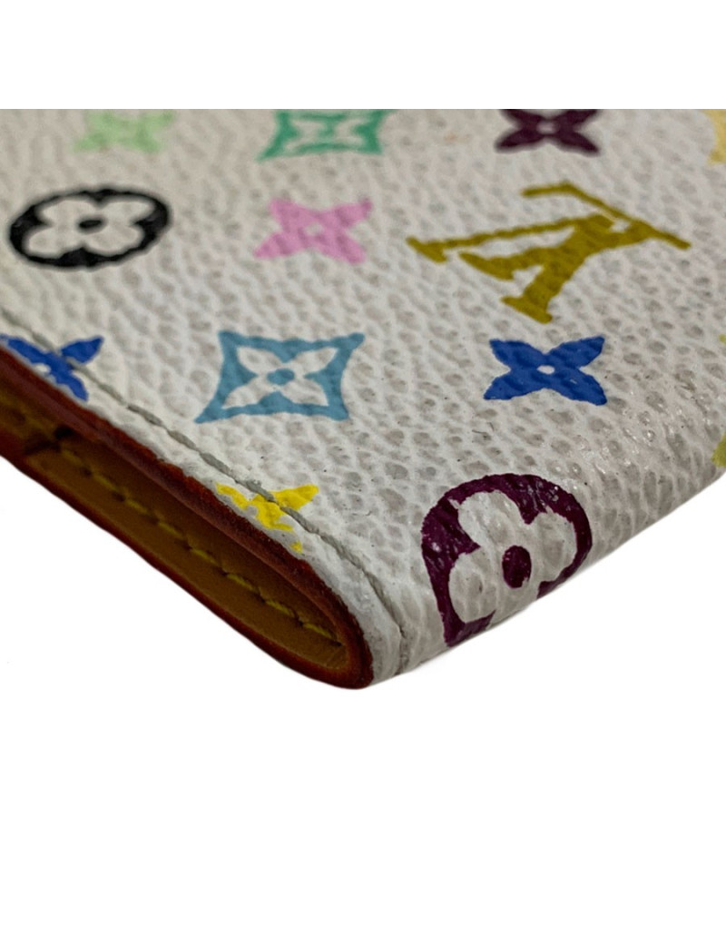 Porte cartes LOUIS VUITTON toile Murakami