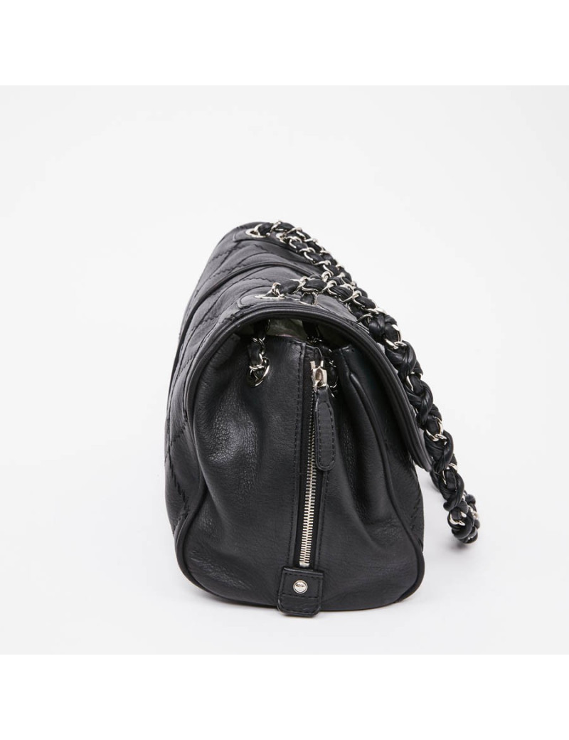 Sac CHANEL cuir taurillon noir
