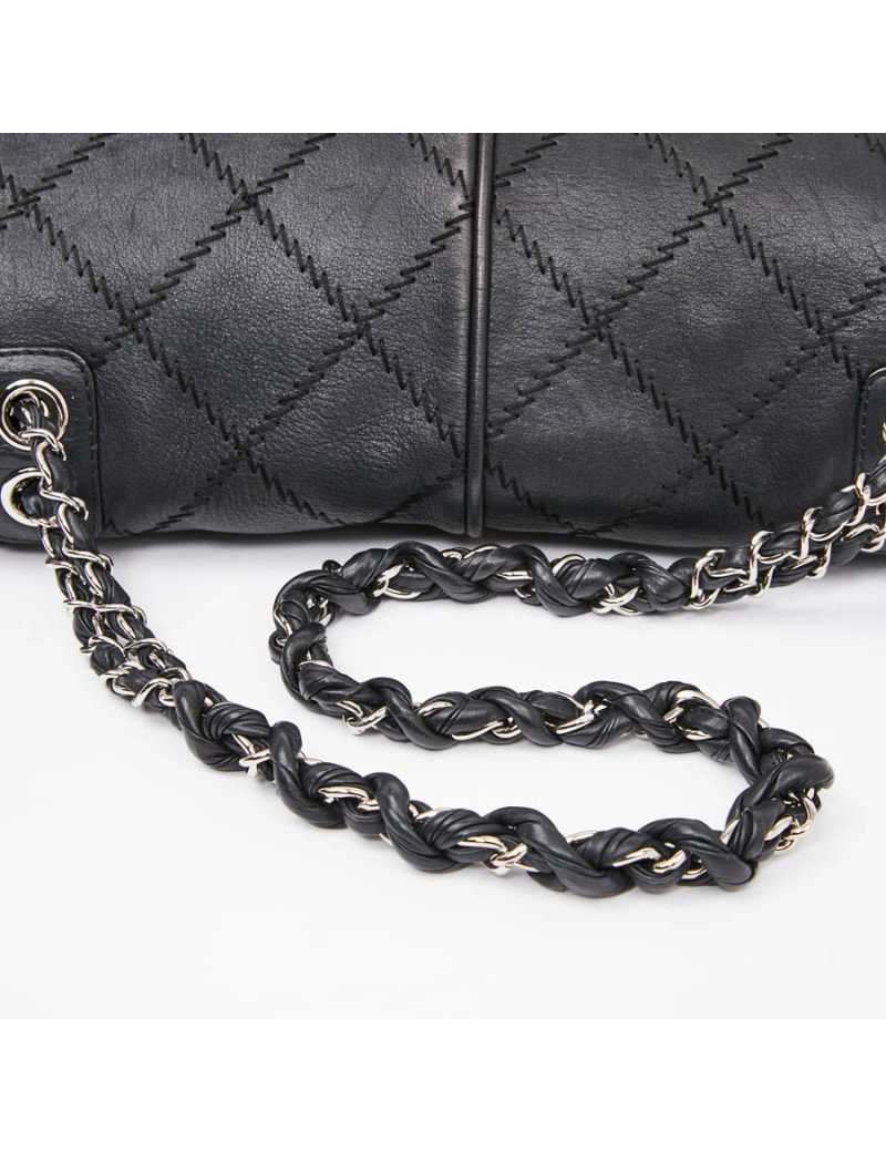 Sac CHANEL cuir taurillon noir