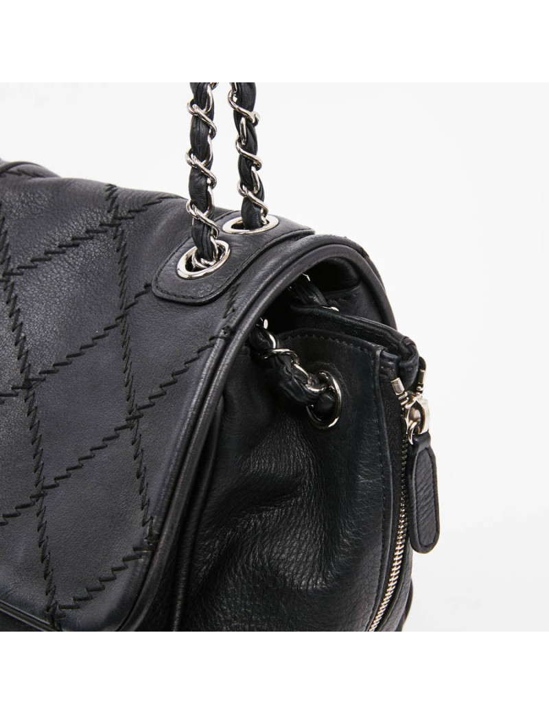 Sac CHANEL cuir taurillon noir