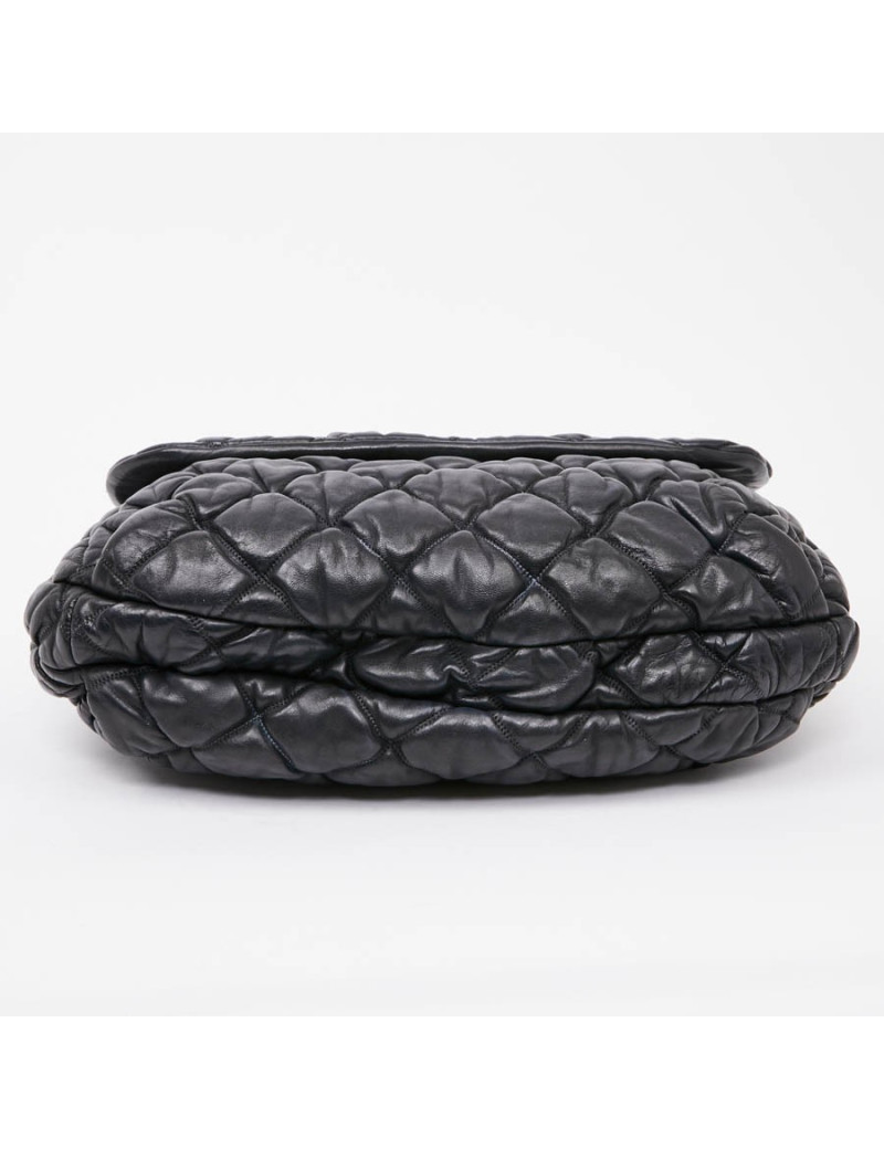 Sac CHANEL cuir bleu nuit