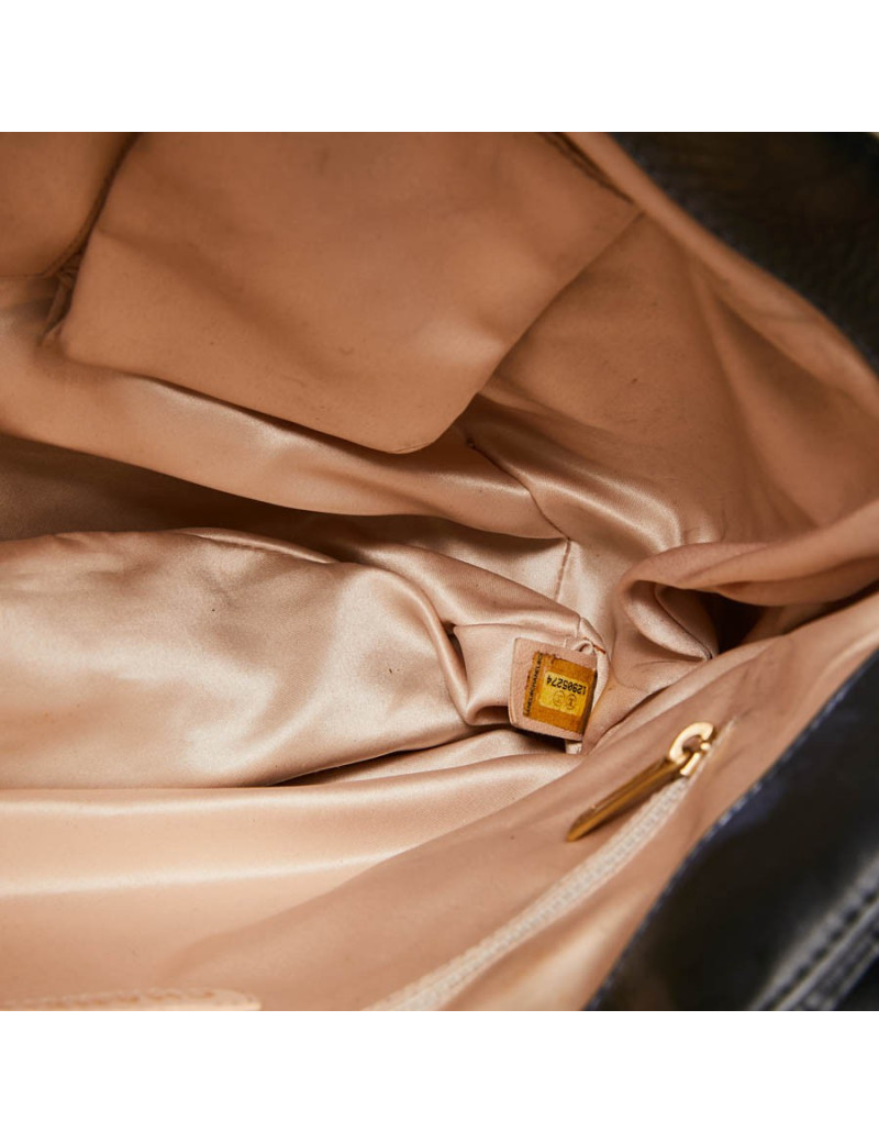 Sac CHANEL cuir bleu nuit