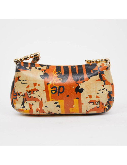 Sac baguette DIOR  Malice cuir Graffitis 