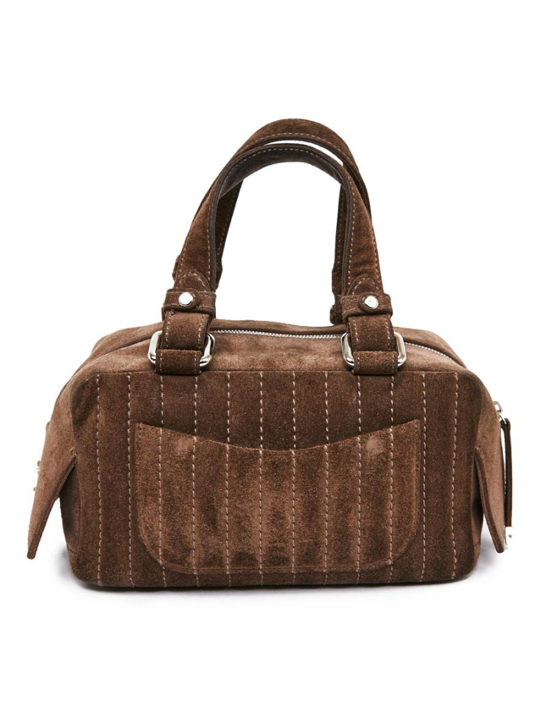 Sac CHANEL daim taupe