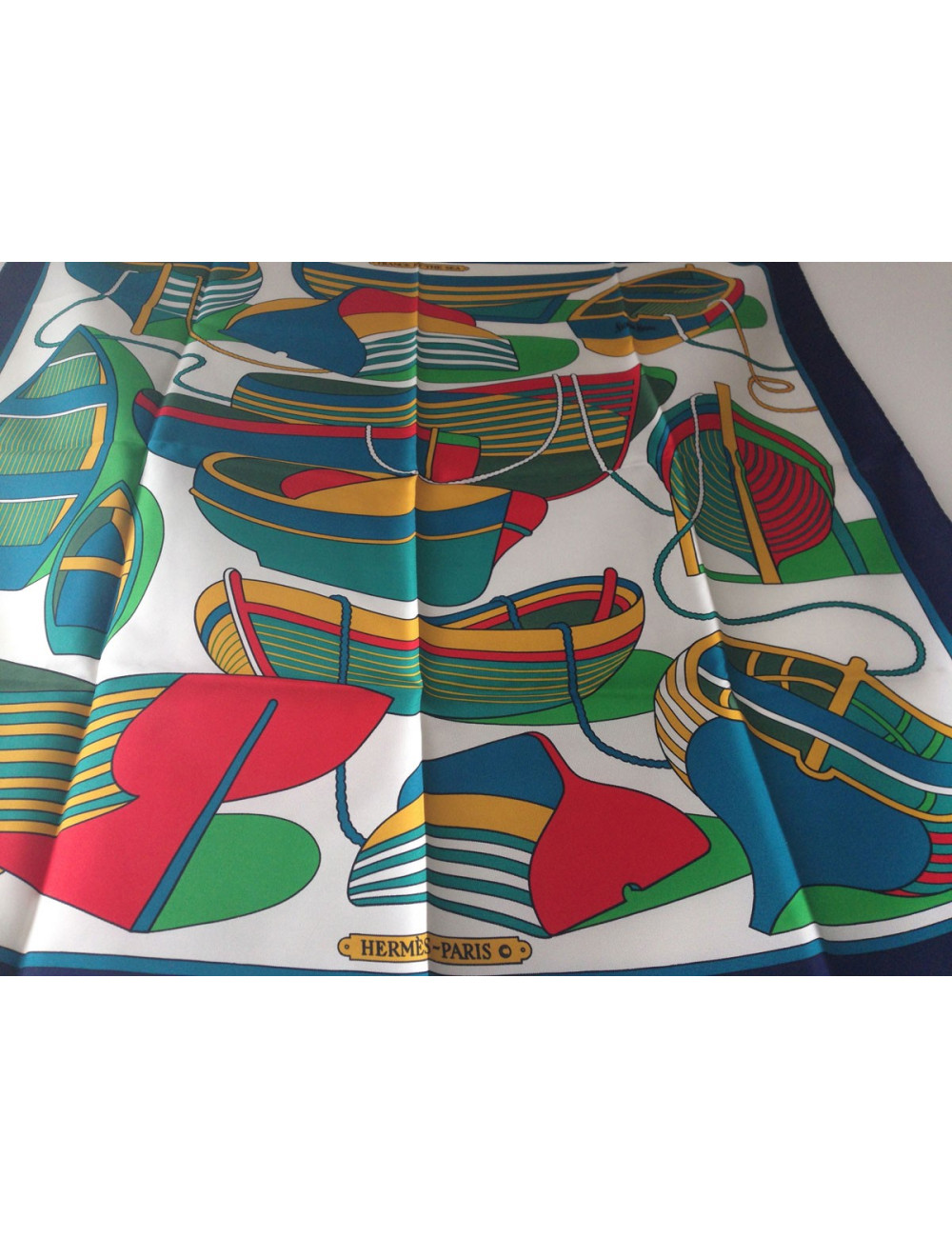 Carré HERMES "France by the sea" série spécial pour Neimann Marcus