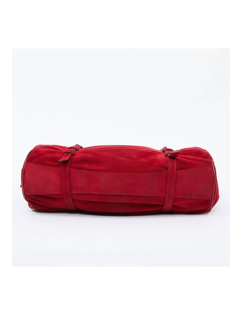 Sac LAGERFELD GALLERY veau velours rouge 