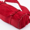 Sac LAGERFELD GALLERY veau velours rouge 
