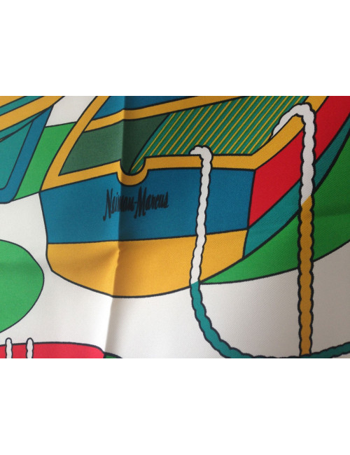 Carré HERMES "France by the sea" série spécial pour Neimann Marcus