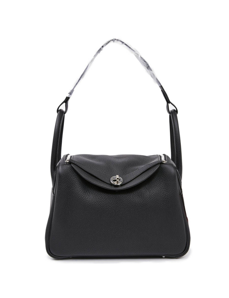 Sac HERMES Lindy 30 en cuir taurillon Clemence