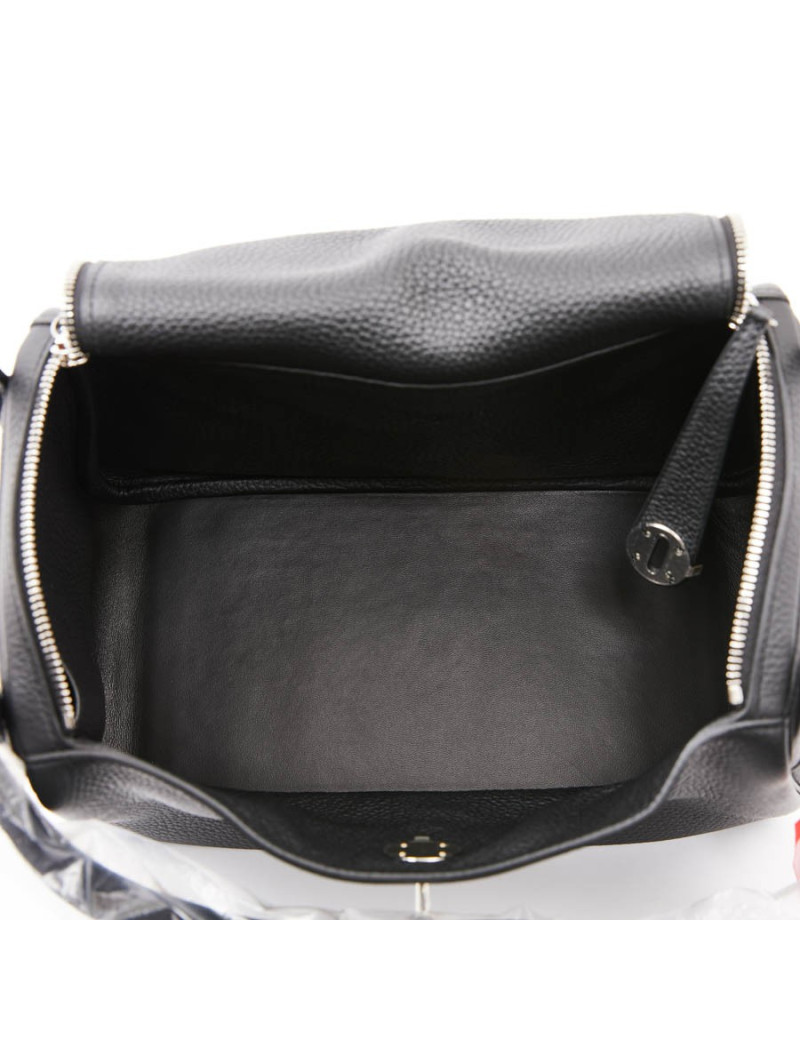 Sac HERMES Lindy 30 en cuir taurillon Clemence