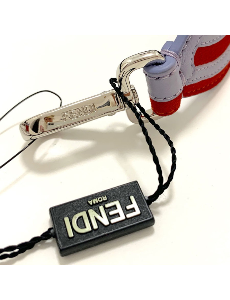 Bandoulière Strap You FENDI bicolore à rayures