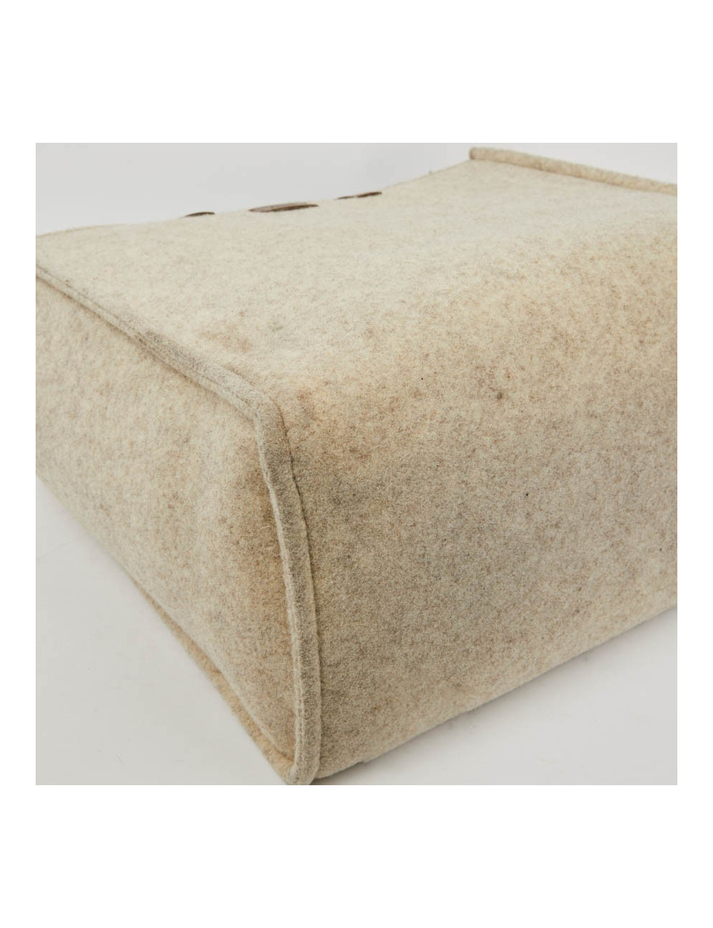 FENDI grey wool tote bag