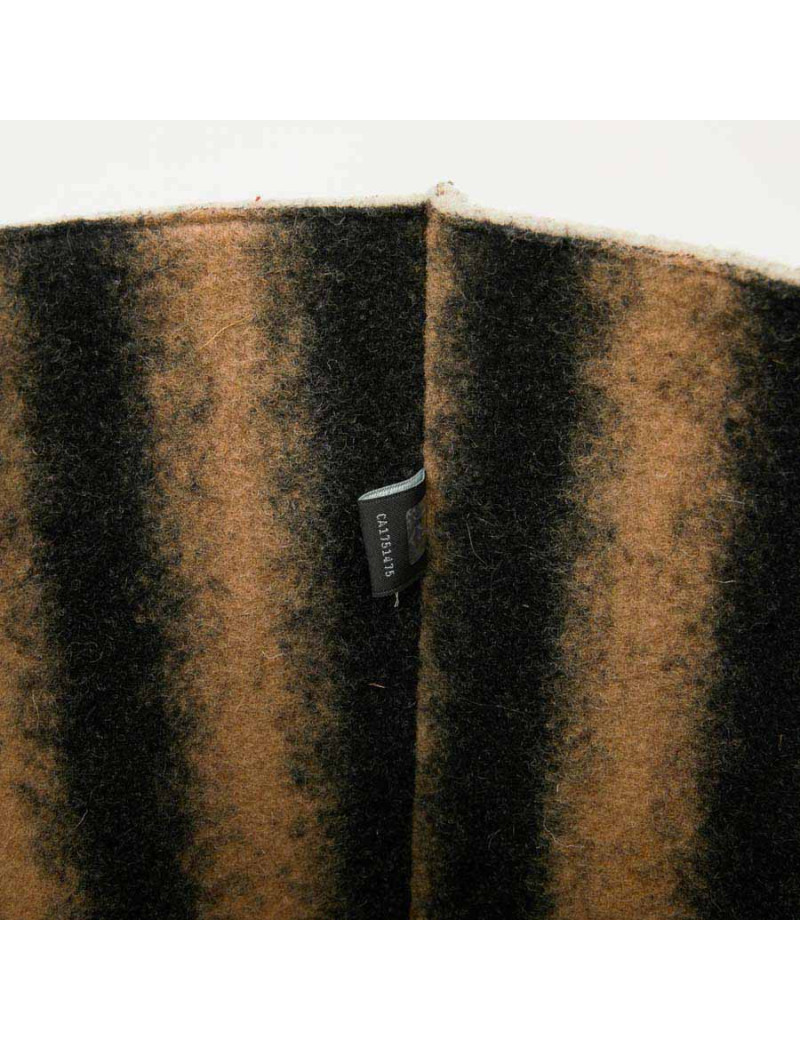 Grand cabas FENDI en laine bouillie beige GM