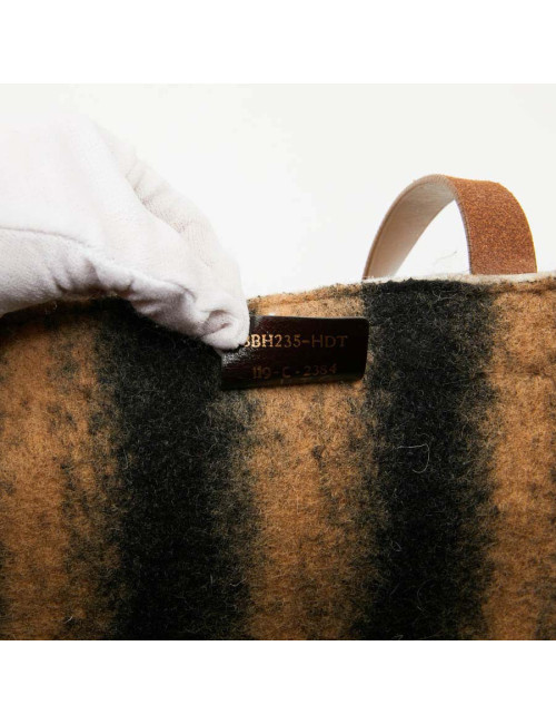 FENDI grey wool tote bag