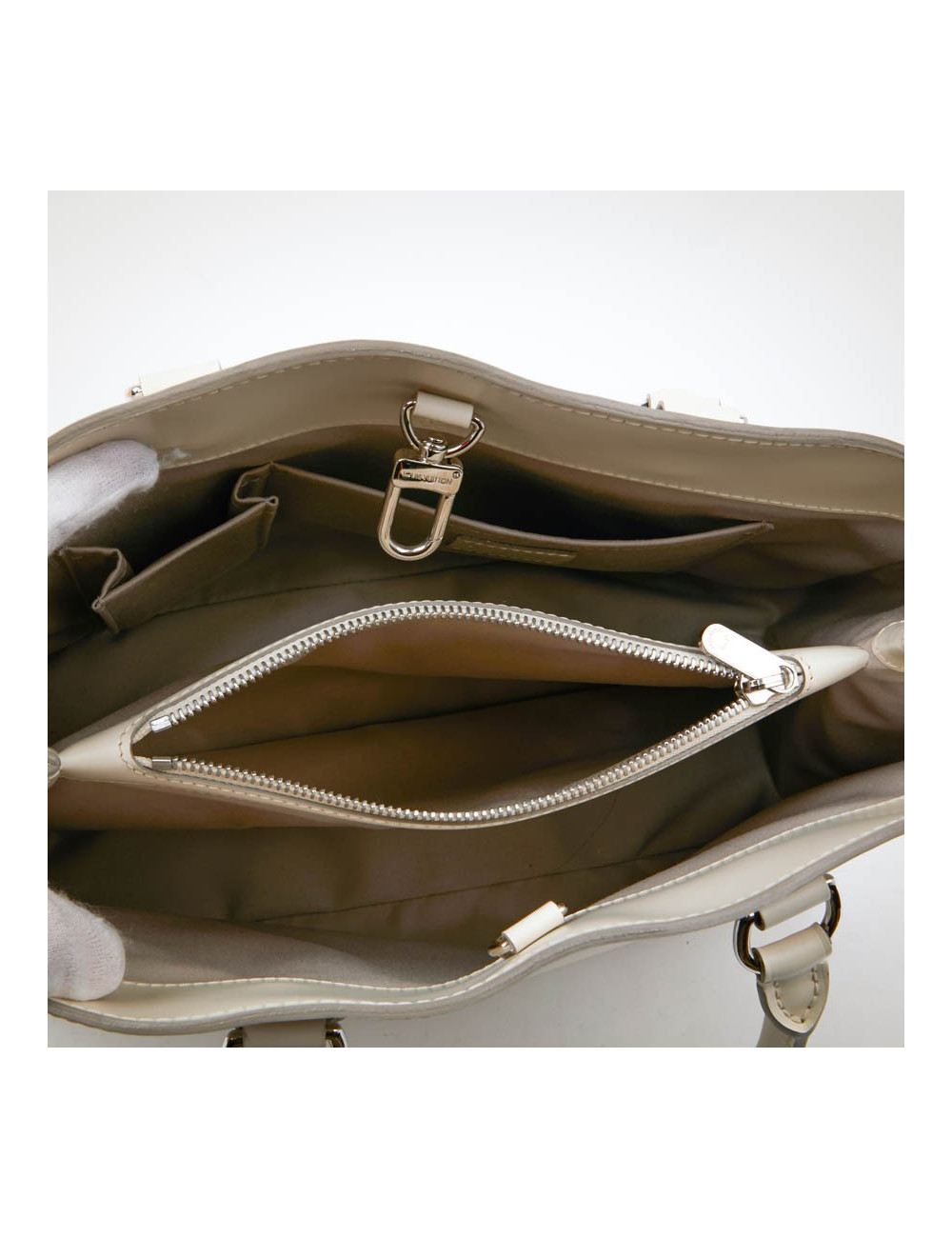 Sac Passy LOUIS VUITTON cuir épi ivoire