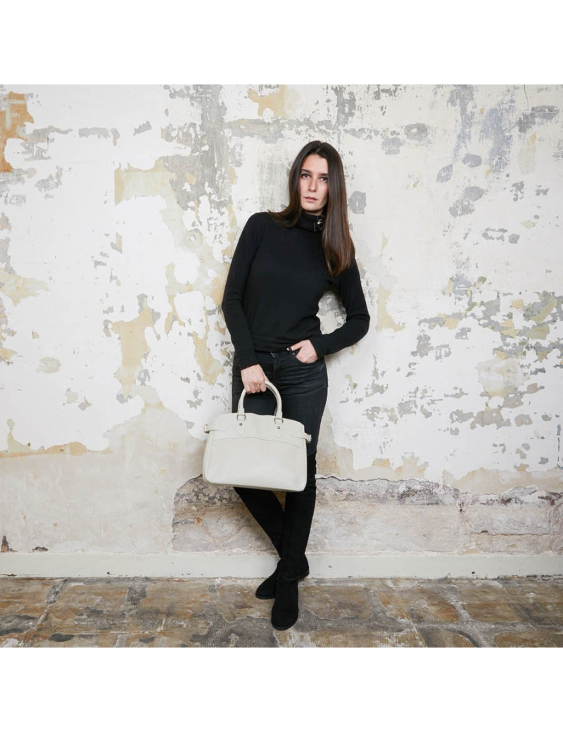 Sac Passy LOUIS VUITTON cuir épi ivoire