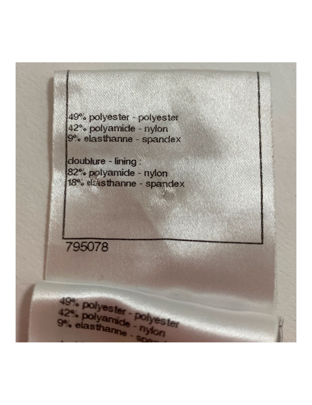 Maillot de bain CHANEL vichy rose et blanc