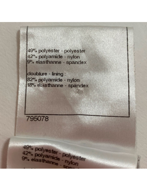 Maillot de bain CHANEL bikini vichy rose et blanc