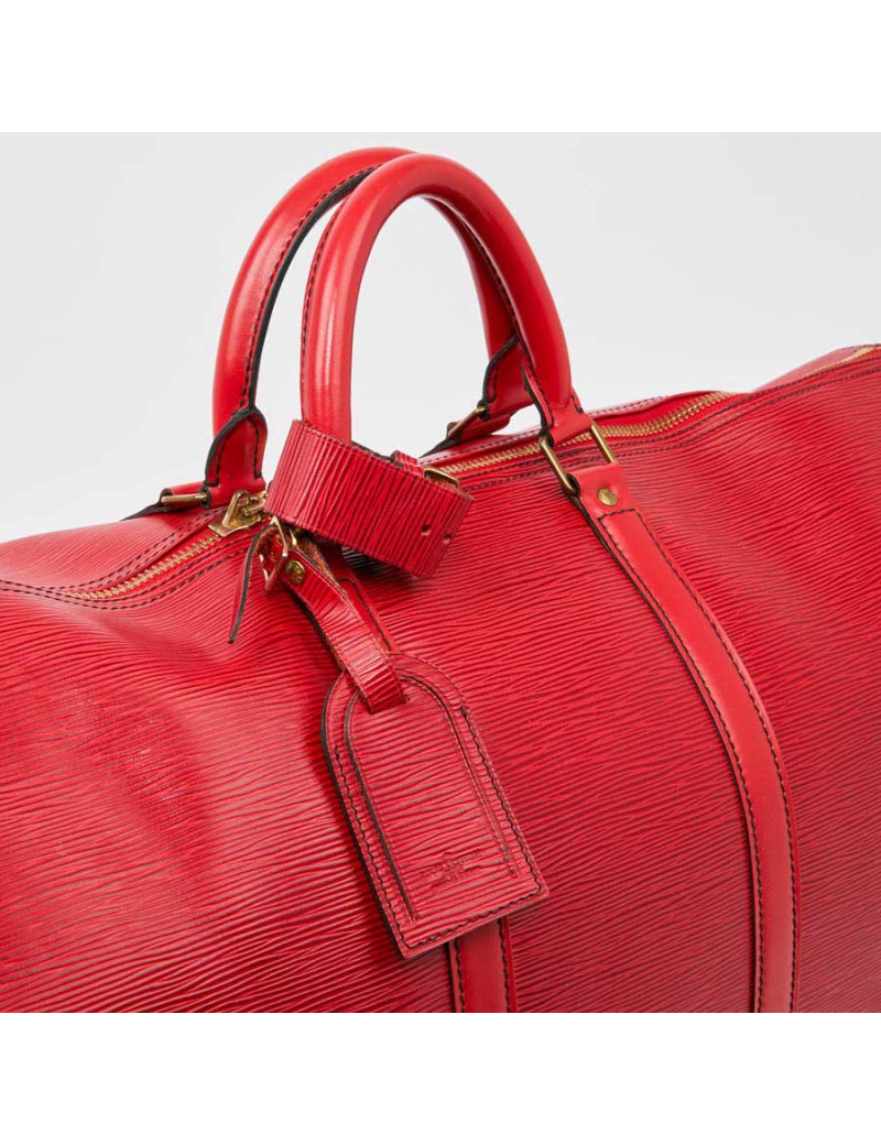 Keepall VUITTON Epi rouge