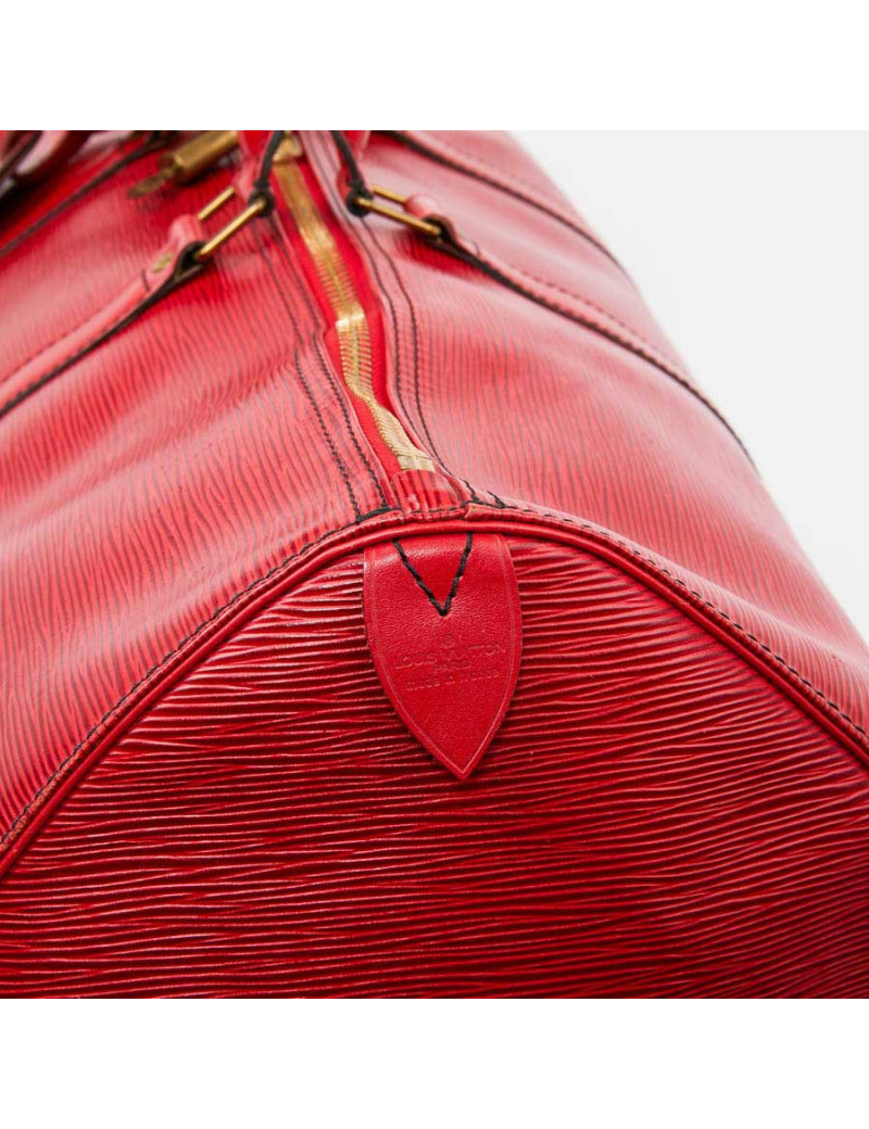 Keepall VUITTON Epi rouge