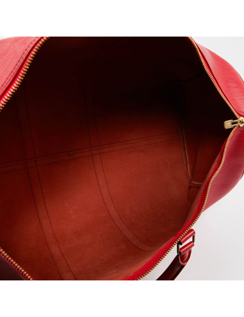 Keepall VUITTON Epi rouge