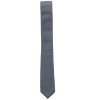Cravate CHANEL Couture grise en soie