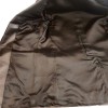 DIOR blazer in black coated cotton canvas size 48IT 44FR