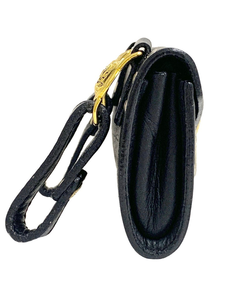 Sac de ceinture VERSACE en cuir noir
