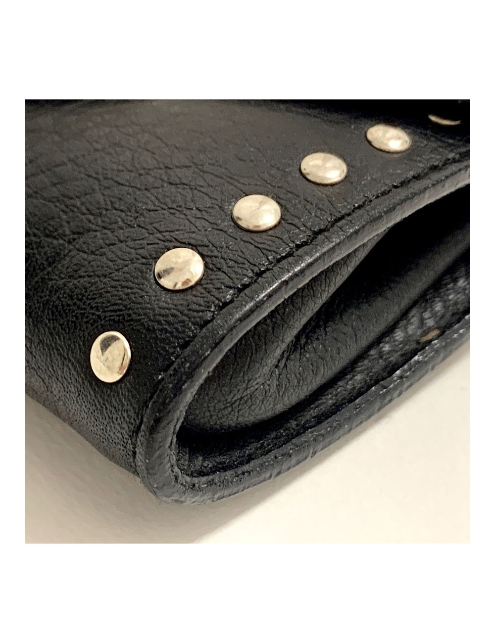 Sac de ceinture VERSACE en cuir noir