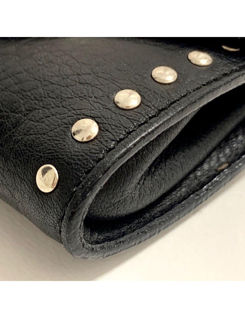 Sac de ceinture VERSACE en cuir noir