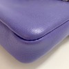 Mini sac baguette FENDI 'Monster' en cuir violet