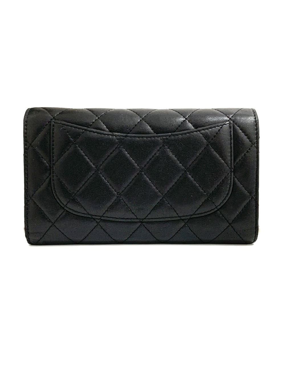 Compagnon CHANEL cuir noir