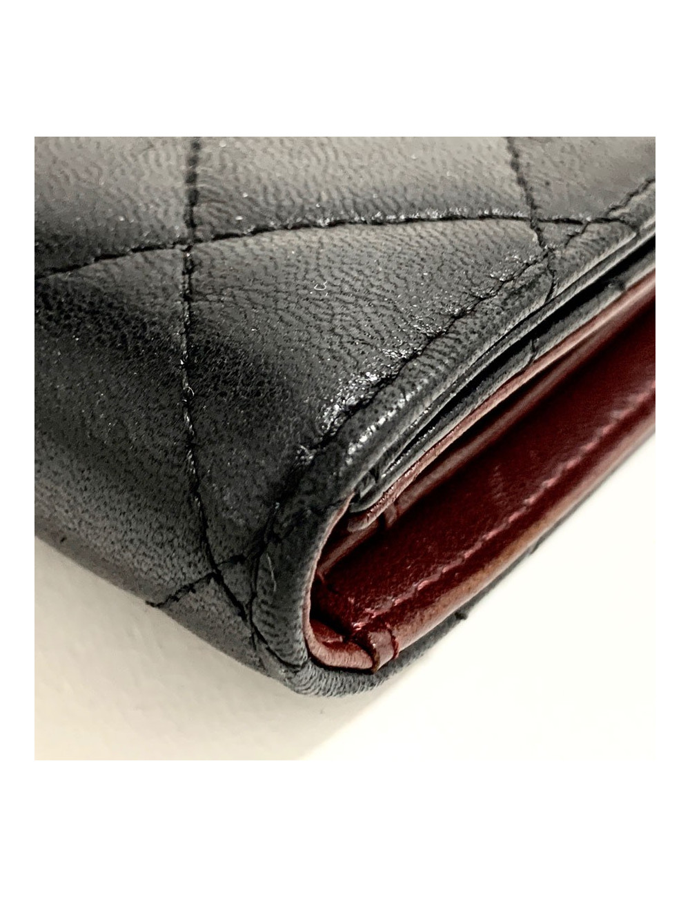 Compagnon CHANEL cuir noir