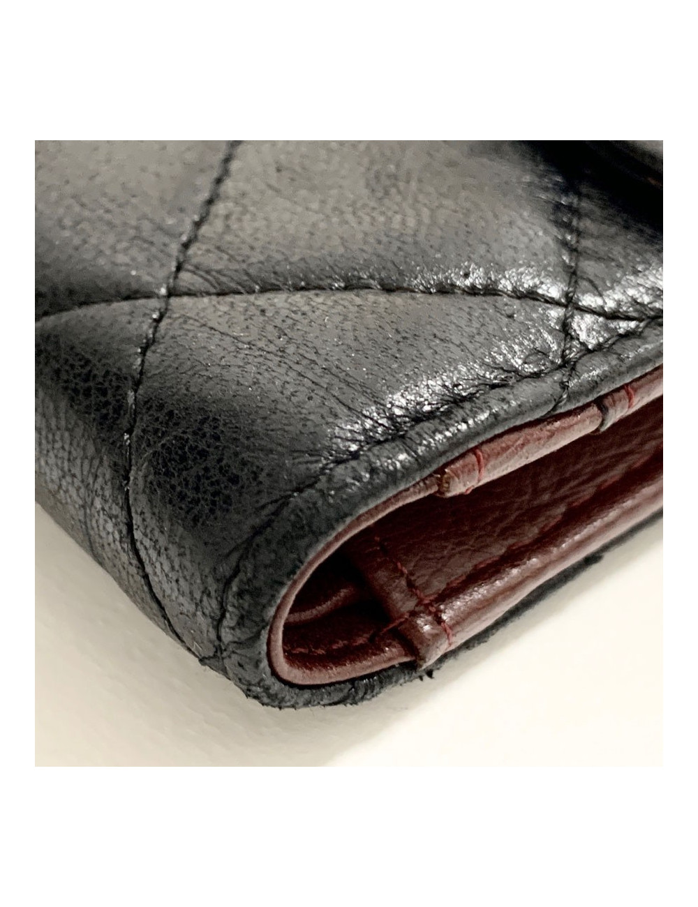 Compagnon CHANEL cuir noir