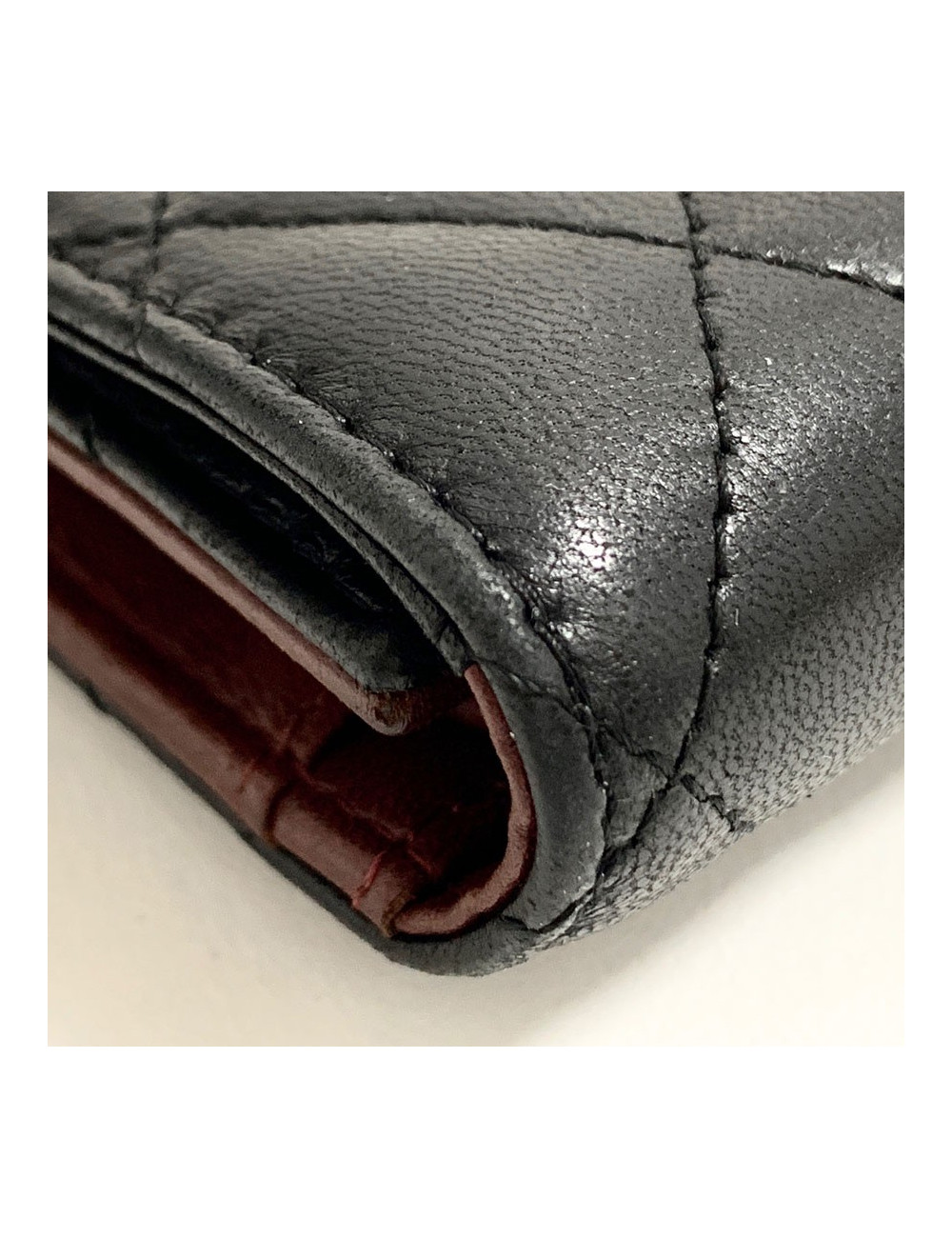 Compagnon CHANEL cuir noir