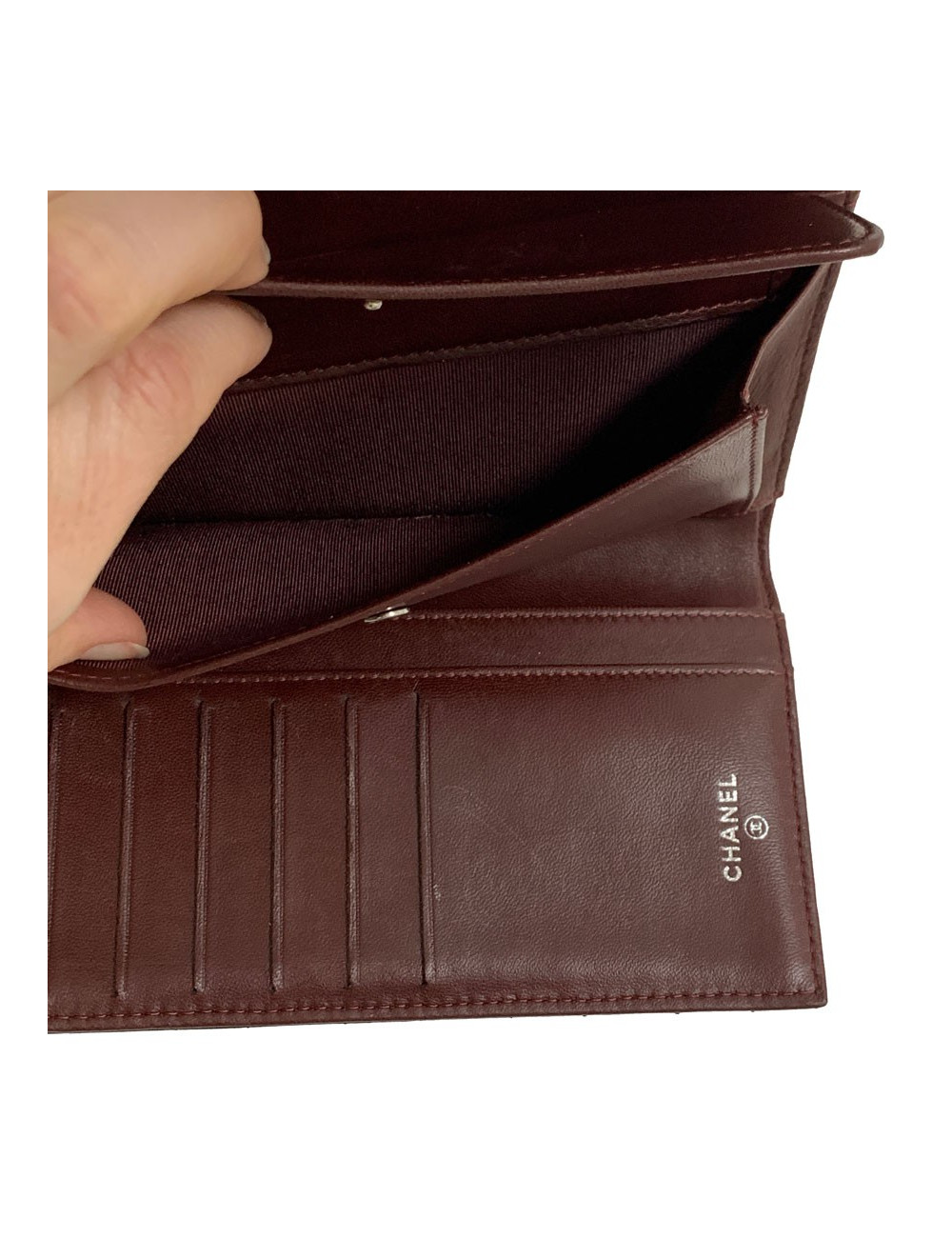 Compagnon CHANEL cuir noir